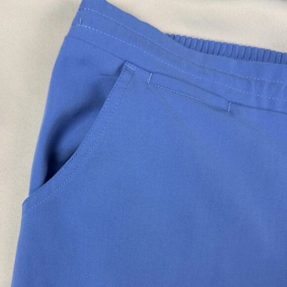 FIGS Yola Skinny Scrub Pant Womens L Blue Nurse Uniform Stretch TW2000R 1356 - Picture 7 of 16